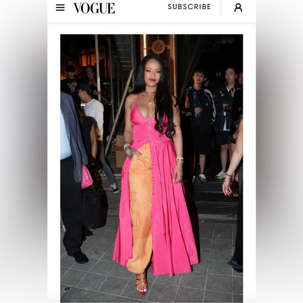 Jacquemus Pink Spaghetti Strap Maxi Sundress
